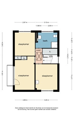 Floorplan - Spaans Neerbeek 46, 6164 CJ Geleen